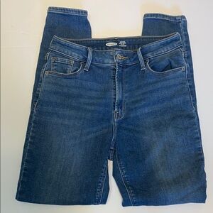 Old Navy Jeans Size 10 Rockstar Super Skinny High Rise Built-In Warmth